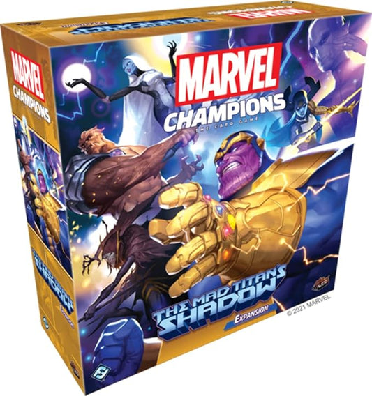 Marvel Champions The Card Game The Mad Titan’s Shadow CAMPAIGN EXPANSION - Cooperative Strategy Game for Kids and Adults, Ages 14+, 1-4 Players, 45-90 Minute Playtime, Made by Fantasy Flight Games
