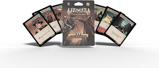 Pagan: Fate of Roanoke - Close Encounters Expansion Pack, Dueling Witch & Hunter Asymmetrical Deduction Card Game Filled with Intrigue & Mystery, 2 Players, 60 Mins