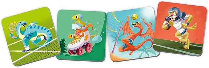Ravensburger Dinosaur Sports Memory Game for Girls & Boys Ages 3 to 5–A Fun & Fast Dino Memory Game