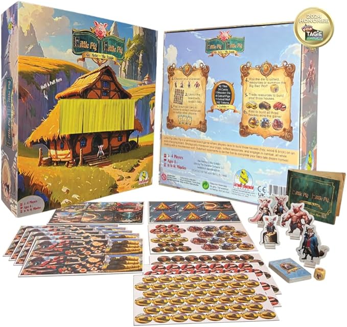Little Pig Little Pig Board Game by Lethal Chicken Games