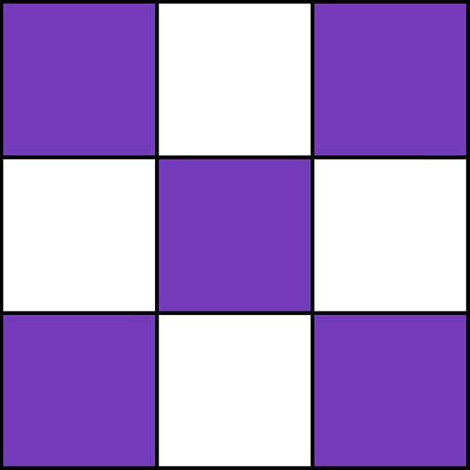 WE Games Mousepad Chess Board 20 in. Purple Color with Classic Design – Premium Tournament Chess Mat, Perfect Travel Chess Board for Adults