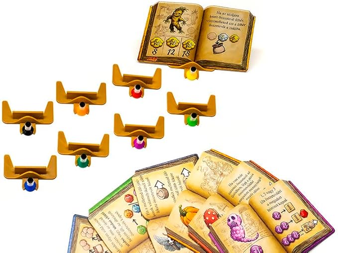 The Quacks of Quedlinburg Board Game Upgrade Expansion - Book Holders | Board Game Accessories DND Tabletop RPG Accessory Figures Replacements Resource Token Holder