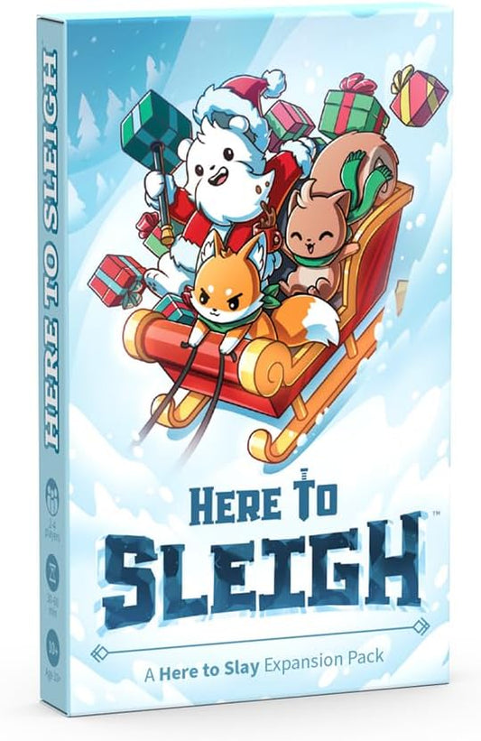Here to Sleigh Holiday Expansion Pack - Designed to be added to your Here to Slay Base Game