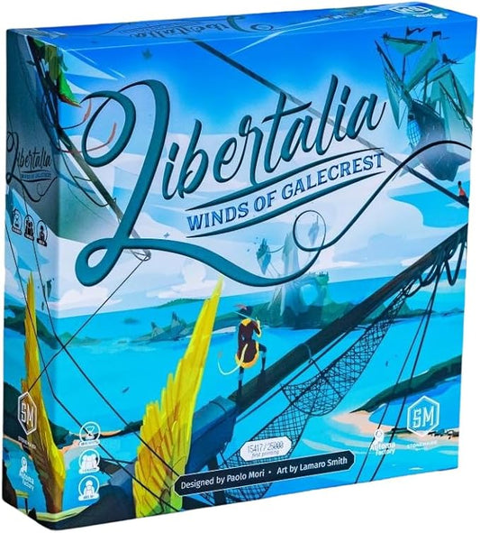 Stonemaier Games: Libertalia: Winds of Galecrest | Pirate-Animal Crews Take to The Skies in This Strategy Board Game About Collecting Loot | 1-6 Players, 60 Mins, Ages 14+