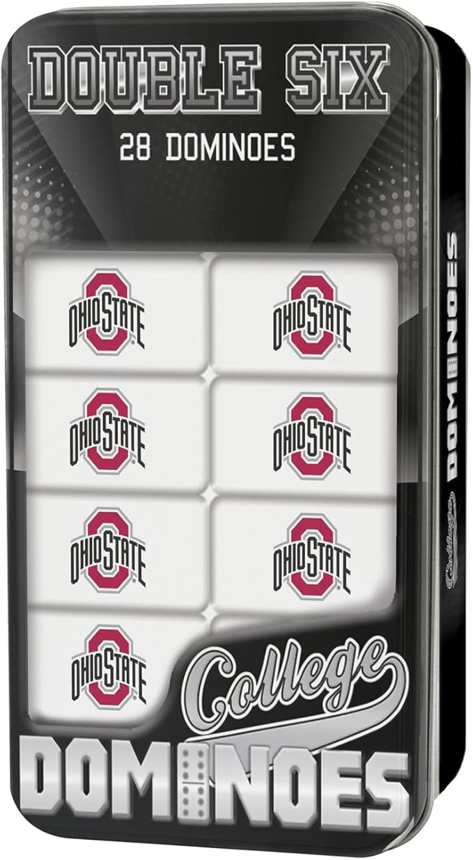 MasterPieces NCAA Collector Edition Double Six Dominoes