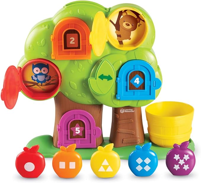 Learning Resources Hide & Seek Learning Treehouse, Letter Games, Toddler Learning Treehouse, Ages 18 mos+