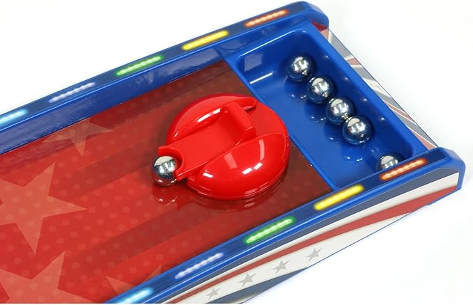 Retro Arcade Electronic: Alley-Ball - Tabletop Game, 3' Track, Scoreboard & Sound Effects, 1-2 Players, Ages 6+