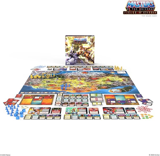 Masters of The Universe Fields of Eternia Board Game - for Ages 14+, 1-6 Players, with 60-90 Minute Playtime