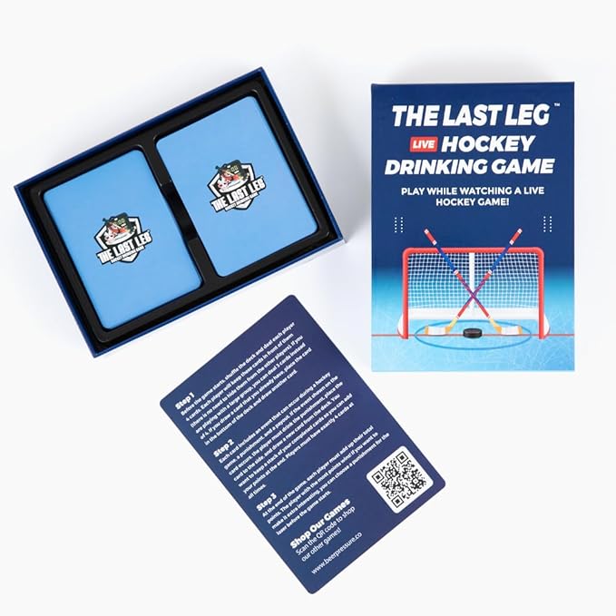 Beer Pressure The Last Leg - Live Hockey Drinking Game. Perfect for Game Days, Tailgates, Parties, and Pre Games.