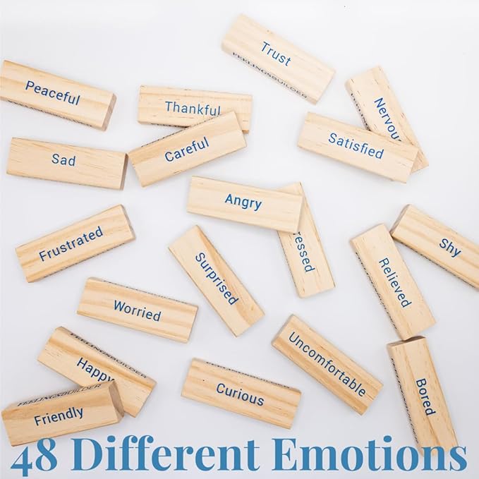 Feelings Builder | Therapy Games for Kids & Teens | Anger Management Toys | CBT Game for Kids, Teens, and Adults | Therapy Tools | School Psychologist Games | ADHD Tools