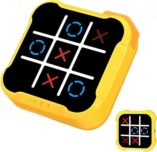 Electronic Tic Tac Toe Game: Puzzles Portable Games 3-in-1 Tic Tac Toe Bolt Game Travel Tic Tac Toys for Educational Memory Growth, Infinite Tic-Tac-Toe Board Games for Ages 3+