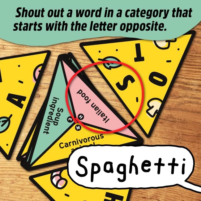 Big Potato P for Pizza: Travel Card Game | Great for Adults and Kids | Perfect for Holidays and Camping | Compact and Travel-Friendly