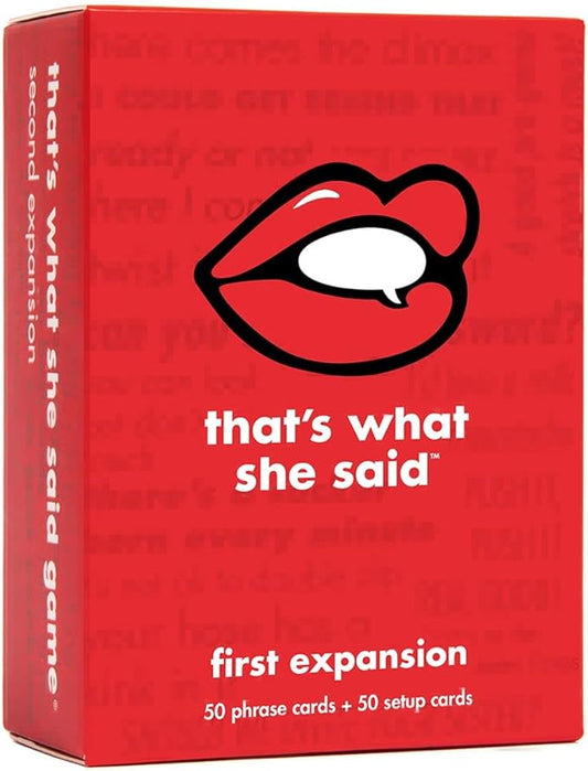 That's What She Said Game - First Expansion Adults Only