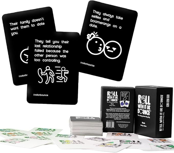 Dating Edition - A Hilarious Red Flags Card Game & Conversation Starter For Friends, Families & Couples | Fun Pregames For Adult Parties & College | Dares & Challenges For Teens