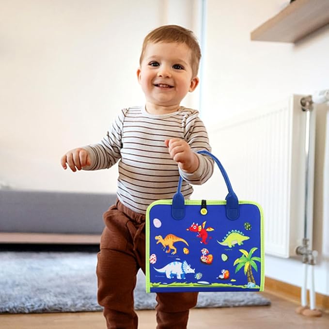 Busy Board for 1 Year Old, Montessori Toys for 1 2 3 4 Years Old Toddlers Baby Sensory Toys Busy Book Preschool Learning Activities Airplane Car Travel Toys Birthday Gifts for Boys Girls 12 Months