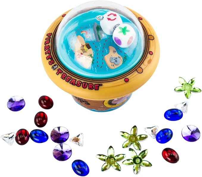 Pop-A-Tops — Pirate's Treasure — Self-Contained Game — Popping Fun — Travel-Friendly — for Ages 6+