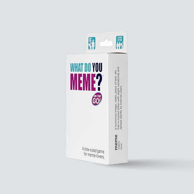 WHAT DO YOU MEME? On The Go! for Ages 13+, 3-8 Players, Travel Edition of The Game