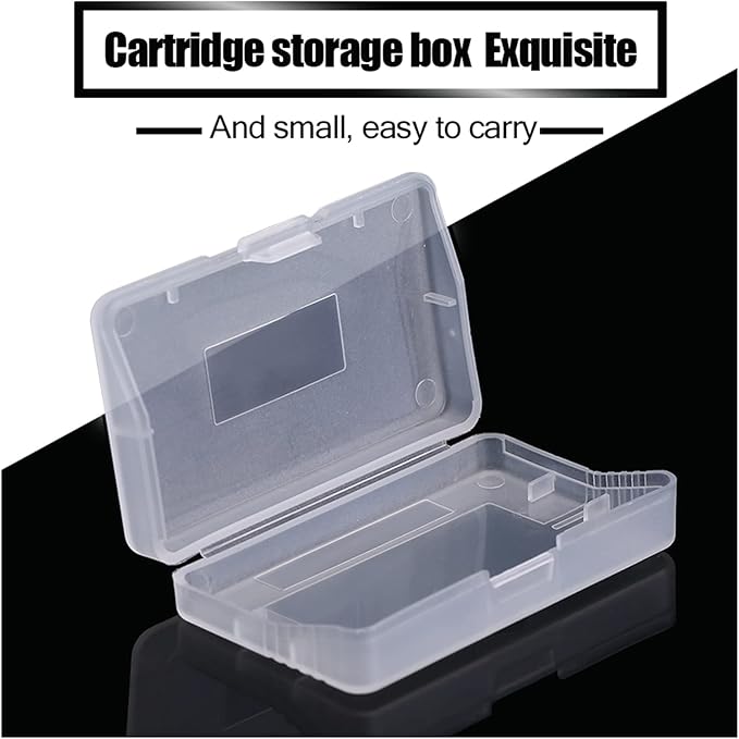 10 Pcs Board Game Card Case, 2.56 X 1.57 X 0.31in Plastic Game Card Protective Cover, ABS Material Game Cartridge Case Box for Storing Game Cards and Other Small Parts
