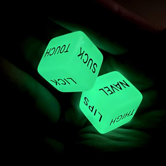 4Pcs Date Night Dice for Couple, Valentines Day Gifts for Her Him Date Night Ideas Dice After Dark Edition Game Anniversary for Him Her Portable Couple Gift Ideas Date Dice Set