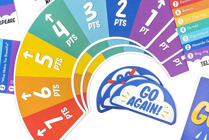 Professor PUZZLE Rainbow Go Games. Fast paced Trivia Game for The Whole Family. One Right Answer, Whole Spectrum of Clues.