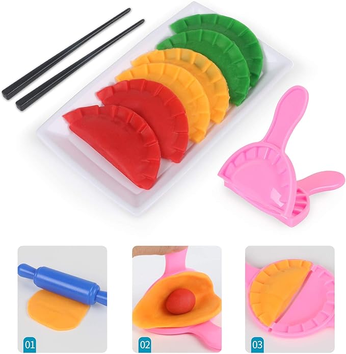 Kitchen Creations Noodle Party Color Dough Toys & Ultimate Swirl Ice Cream Maker Play Food Sets for Kids 3 Years and Up