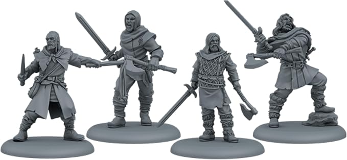 A Song of Ice and Fire Tabletop Miniatures Game Night's Watch Conscripts Unit Box (Multilingual Edition) - Strategy Game for Adults, Ages 14+, 2+ Players, 45-60 Minute Playtime, Made by CMON