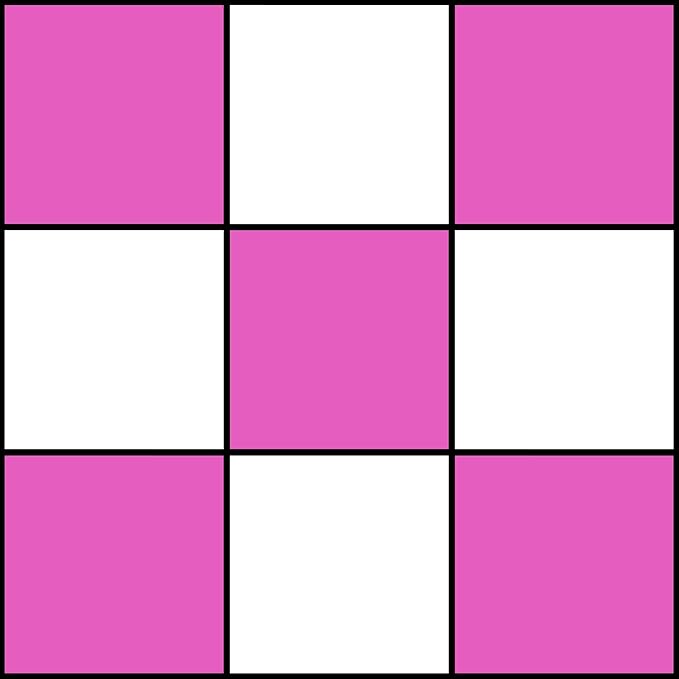 WE Games Mousepad Chess Board 20 in. Pink Color with Classic Design – Premium Tournament Chess Mat, Perfect Travel Chess Board for Adults
