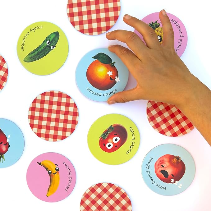 BlueMilk Moody Food by Chunky Deli | A New Twist on 6 Classic Card Games for Family Game Night Parties with Toddlers, Kids, and Adults 2+ Player, 3 Levels of Play, Easy Medium Hard