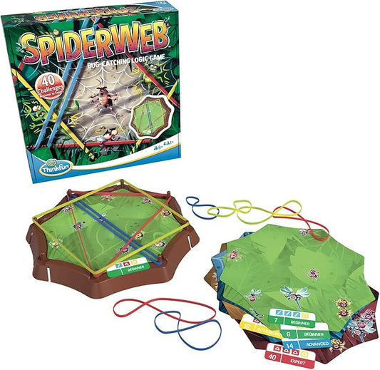 Think Fun Spiderweb: A Bug-Catching Logic Game for Ages 8+
