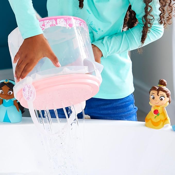 Disney Store Official Bath Set (Disney Princess) - Kids Bath Accessories with Beloved Disney Characters - Colorful and Fun Bath Time Essentials for Kids - Suitable for All Ages