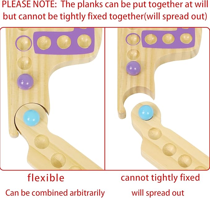 10 Players Marbles and Jokers Board Game Pegs and Jokers Card Wood Game Board Portable Multiplayer Boards Include 10 Colored Marbles 4 Boxes of Card