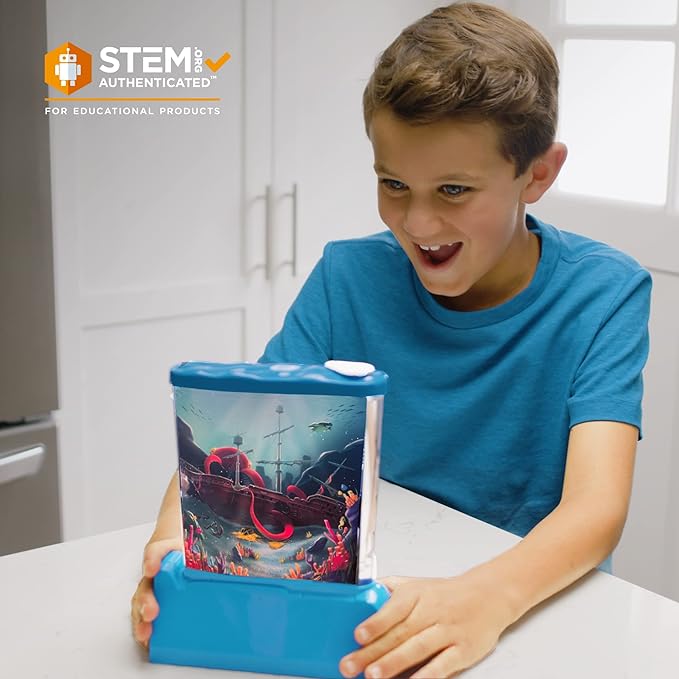 Submarings Handheld Water Game | Retro Mini Ocean Ring Toss STEM Toys for Adults, Girls & Boys Ages 6-12