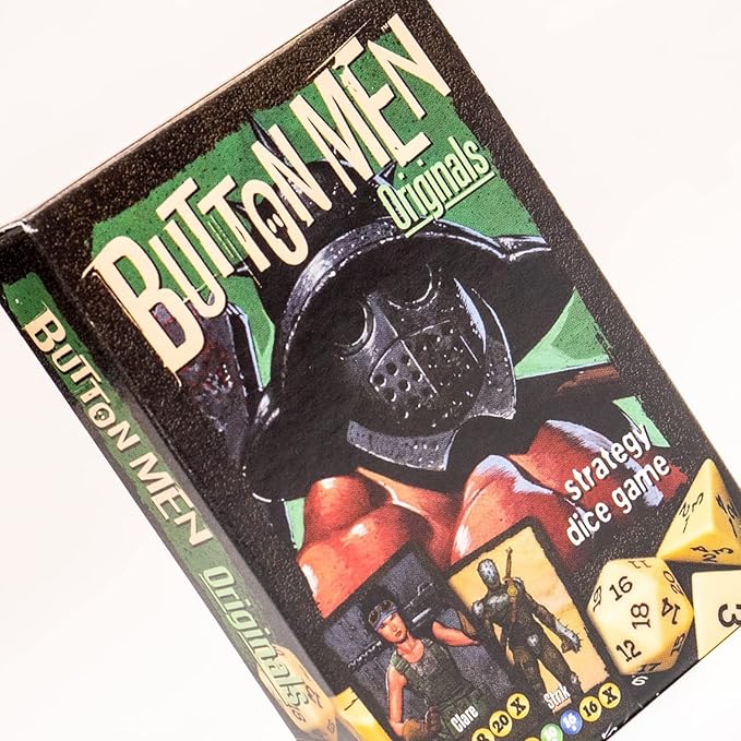 Cheapass Games Button Men: Originals - Expansion Strategy Dice Game, Cheapass Games, Greater Than Games, 50 First Edition Characters