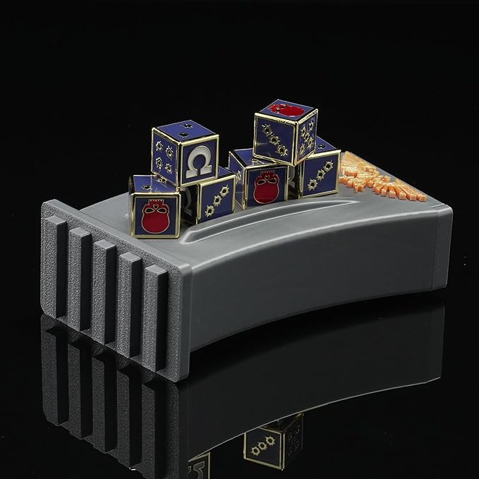 Polyhedral Dice 6PCS War of Hammer 40k U - Alloy Material,Board Game dice,Premium Dice Set for Board Games