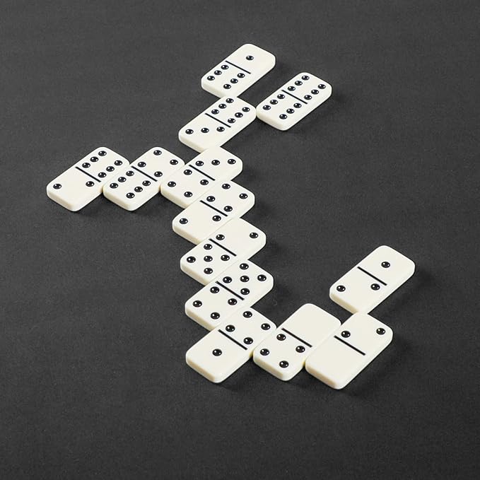 Mahjong Mat, Mahjong Table Mat for Poker, Card, Board Games, Tile Game and Dominoes, Game Mat with Carrying Bag & Dice (Black, 35" L x 35" W)