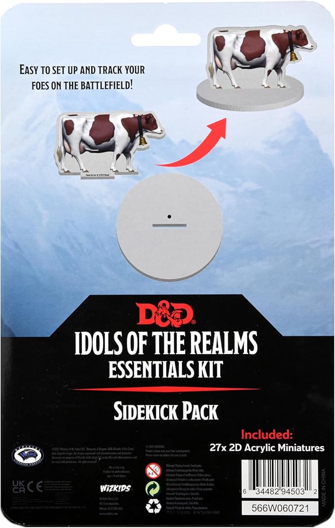 WizKids D&D Idols of The Realms: Essentials - Sidekick Pack - 2D Set