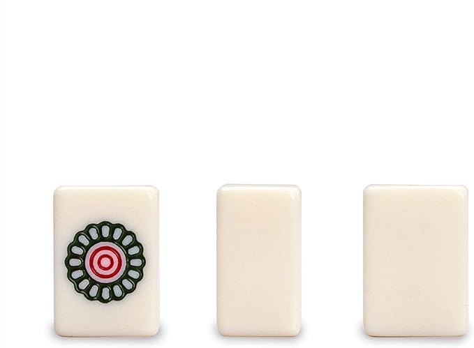 Yellow Mountain Imports Mini Chinese Mahjong Travel Game Set, Little MJ with Extra Small White Tiles [迷妳旅行中國麻將]