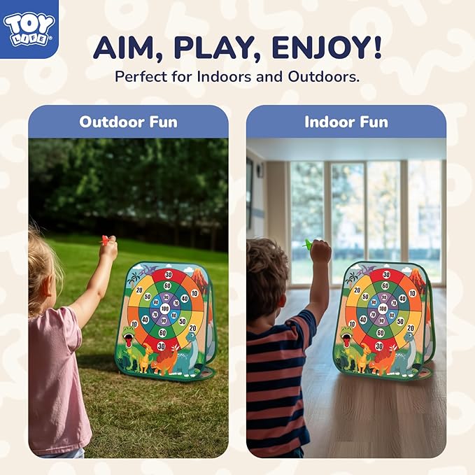 TOY Life Bean Bags Toss Carnival Games, Toddler Outdoor Toys for Kids Ages 4-8, Cornhole, Outside Toys for Toddlers, Indoor Lawn Backyard Yard Games Birthday Party Game, Gift for Boys
