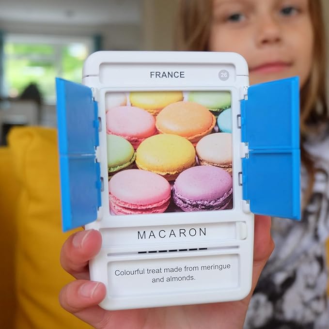 100 PICS France Quiz Game - Educational Travel Trivia Flash Card Games for Smart Kids, (100FRANCE)