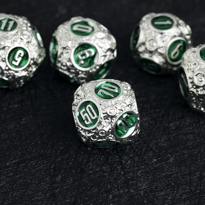 Metal dice Set DND dice Set for Dungeons and Dragons Polyhedral MTG dice Role Playing