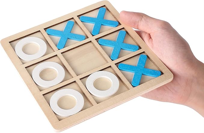 Tic Tac Toe Board Game - Classic Family Game for Children