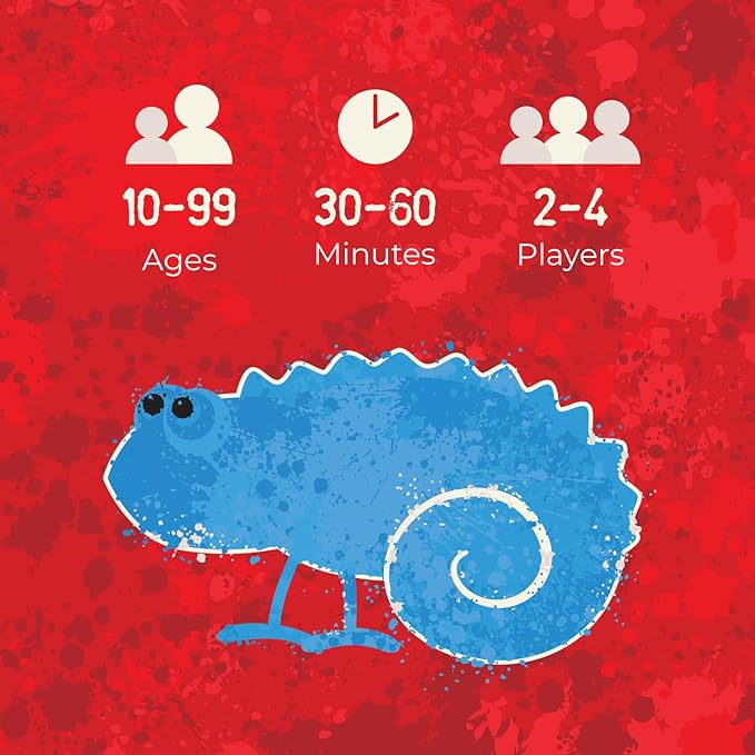 Life of a Chameleon | Mensa Select Strategic Board Game for Adults and Families | Eat Bugs, Avoid Snakes
