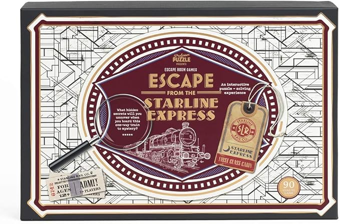 Escape from The Starline Express - Escape Room Game - Multiplayer Brain-Teasing Game / Escape The Room Game by Professor Puzzle.