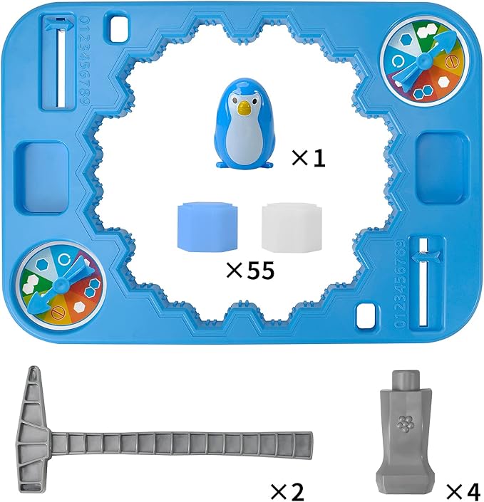 SS Save Penguin On Ice Game, Penguin Trap Ice Break Block Board Family Game for Kids Boys Girl Toys