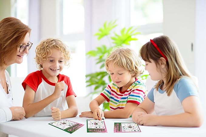 Wicked Bingo Game for Kids Wicked Party Decorations Pink and Green Witch Bingo Cards for 24 Players West Witch Bingo for Adults Birthday Party Board Table Bingo Cards Game for Family Large Group