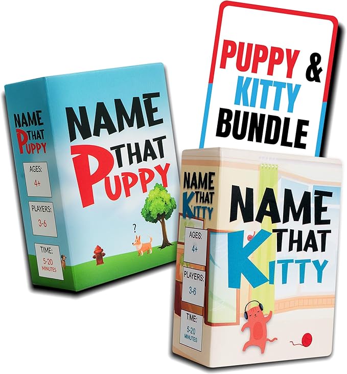 Name That Kitty and Name That Puppy Bundle