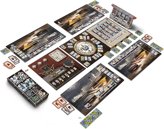 Rio Grande Games: Shipyard 2nd Edition - Strategy Board Game, 19th Century Shipbuilding, Economic & Worker Placement, Age 14+, 1-4 Players, 90-120 Min
