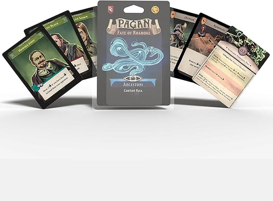Pagan: Fate of Roanoke - Ancestors Expansion Pack, Dueling Witch & Hunter Asymmetrical Deduction Card Game Filled with Intrigue & Mystery, 2 Players, 60 Mins