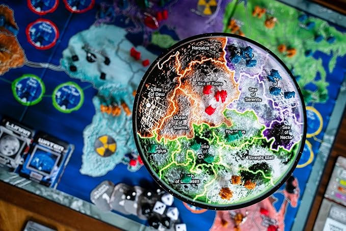 Renegade Game Studios: Risk 2210 A.D. - Risk Gameplay, New Twists, Mechs, Underwater & Moon Locations, Commanders, Ages 10+, 2-5 Players, 240 Min, Upadated with New Graphics and Rules