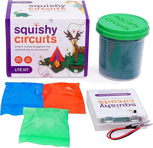 Lite Kit - Add-On Kit with an Additional Battery Holder - Explore Electrical Circuits with Play Dough - STEM Science Kits for Kids Age 8-12 - Used in Homes, Classrooms, and More!